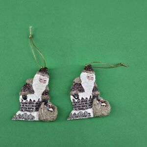 2007 Belsnickle Hanging Santa Ornaments Lot of 2